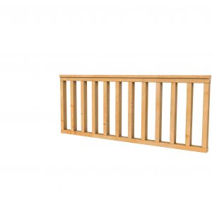 Hekwerk recht douglas type A, 178,5 x 73 cm, onbehandeld. - Woodvision