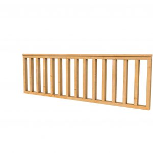 Hekwerk recht douglas type B, 228,5 x 73 cm, onbehandeld. - Woodvision