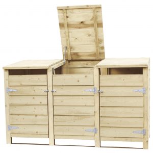 Containerkast tripel, 128,7 x 224,5 x 89 cm. - Woodvision