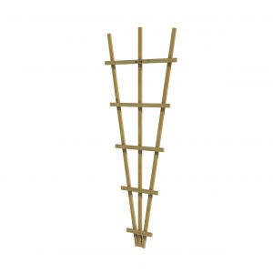 Vuren V-trellis 27-75 x 189 cm, groen geïmpregneerd. - Woodvision